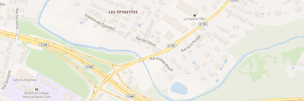Plan du 195 Rue du Mal Leclerc à Niort