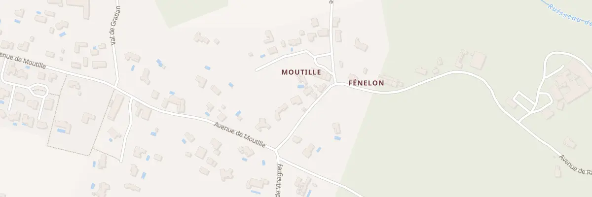 Plan du 66B Av de Moutille à Cénac