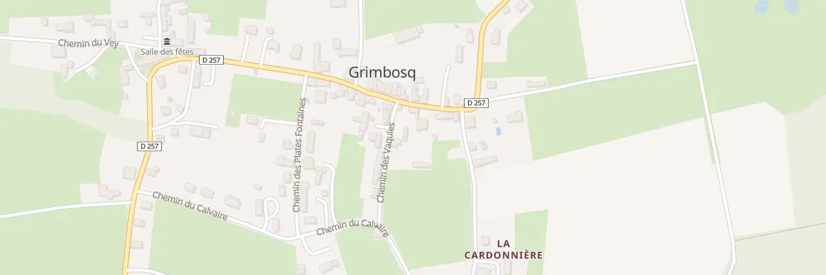 Plan du 22 Rte du Bois de Grim à Grimbosq