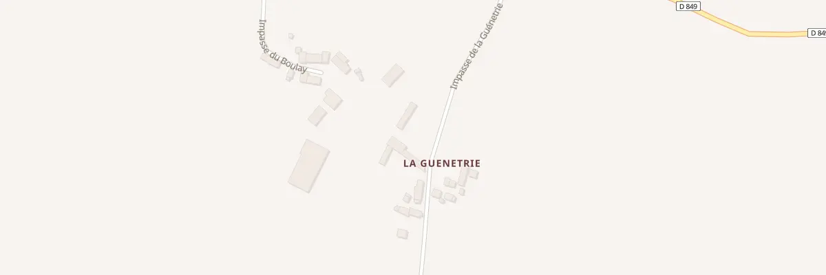 Plan du 252 Imp de la Guénetrie à Rives d’Andaine