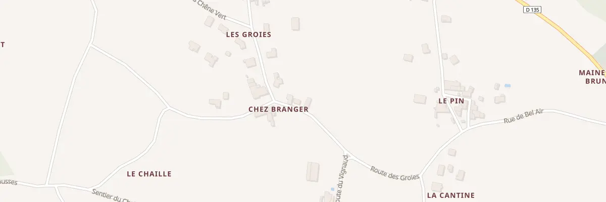 Plan du 24 Rte des Groies à Chérac