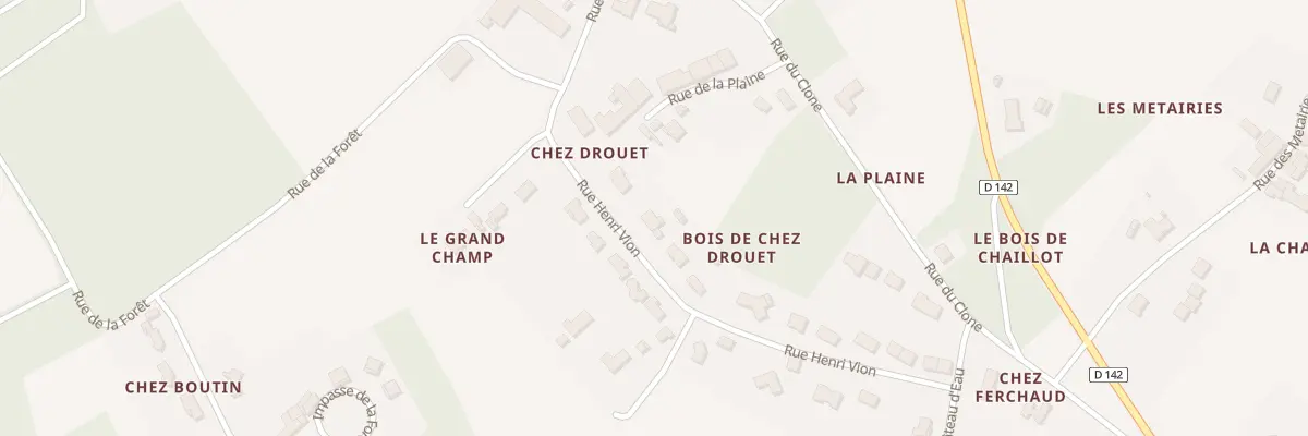 Plan du 21 Rue Henri Vion à Clam