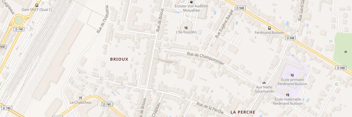 Plan du 24 Rue de Champommier à Niort