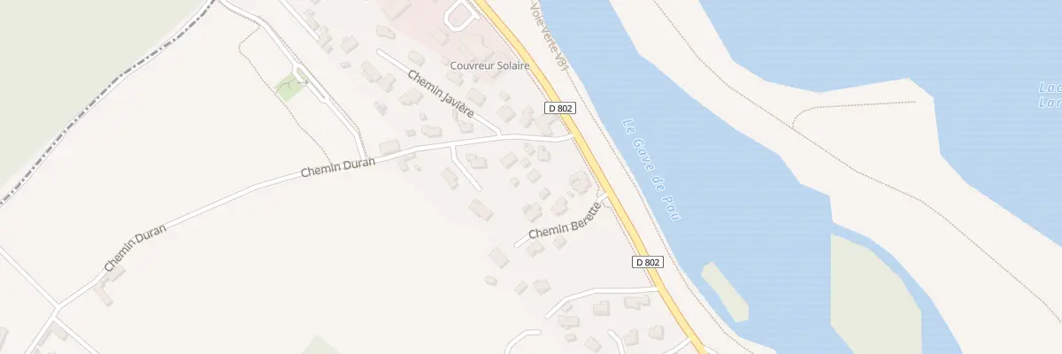 Plan du 3 Che Duran à Laroin