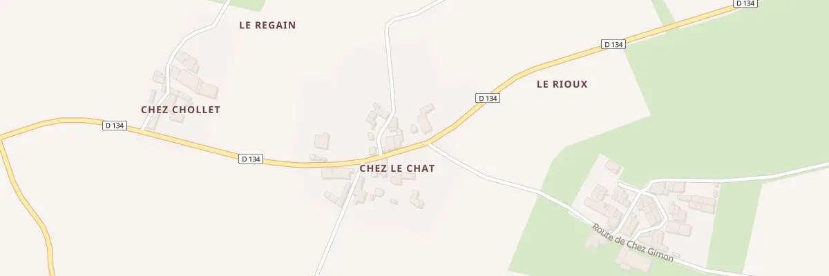 Plan du 15 Rte de Chez le Chat à Bercloux