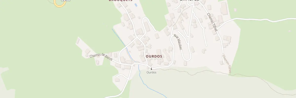 Plan du 6 Rue Ourdos à Bilhères