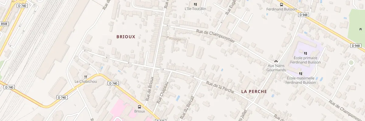 Plan du 47B Rue de la Perche à Niort