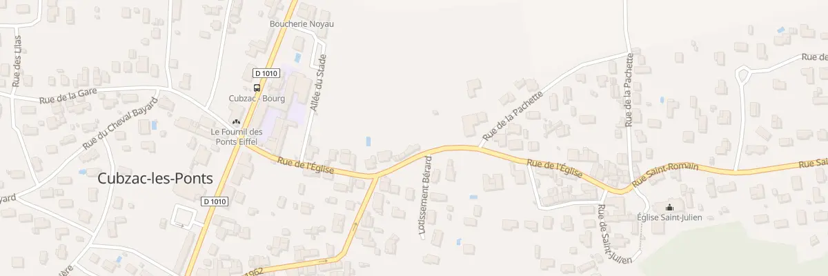 Plan du 22 Rue de l’Eglise à Cubzac-les-Ponts