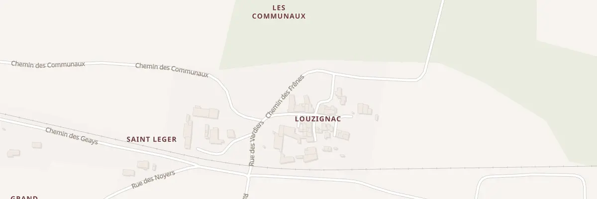 Plan du 6 Rue Principale à Brives-sur-Charente