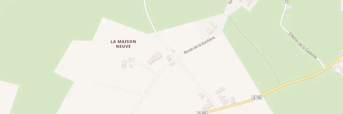 Plan du 2 La Maison Neuve au Retail