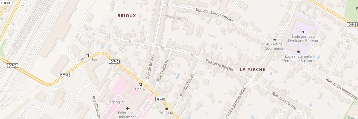 Plan du 46 Rue de la Perche à Niort