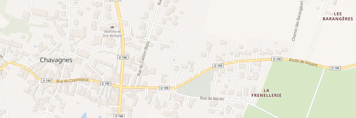 Plan du 7 Rue du Point du Jour à Terranjou