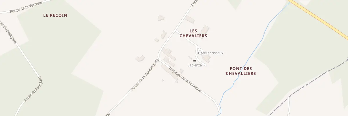 Plan du 5101A Les Chevalliers à Chamouillac