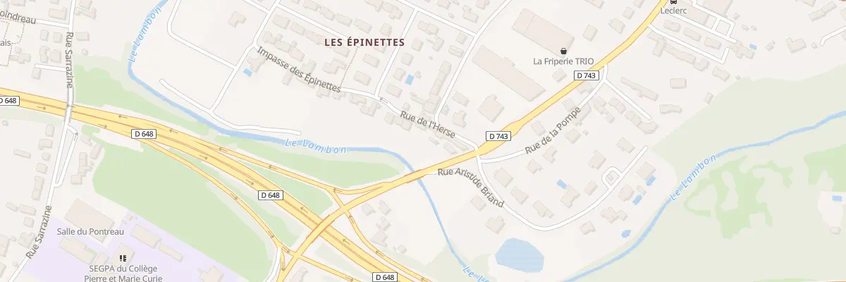 Plan du 38 Rue de l’Herse à Niort