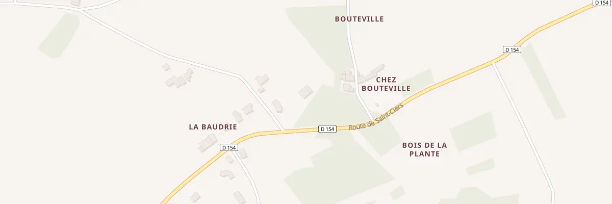 Plan du 5031 Bouteville à Villexavier
