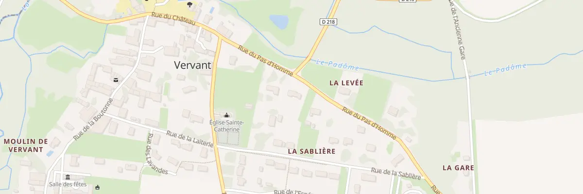 Plan du 6 Rue du Pas d’Homme à Vervant
