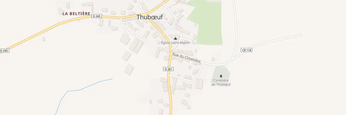Plan du 2 Rue du Chateau à Thubœuf