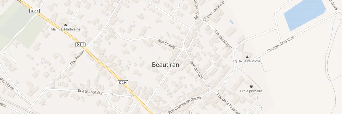 Plan du 20 Rue de Figuey à Beautiran
