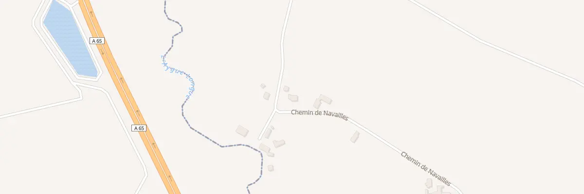 Plan du 35 Che de Navailles à Uzein