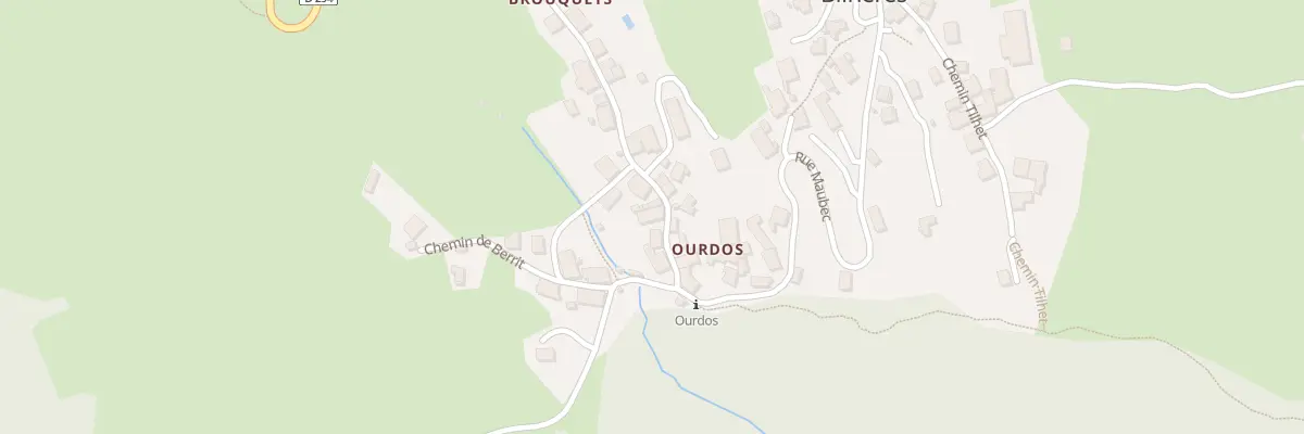 Plan du 5 Rue Ourdos à Bilhères