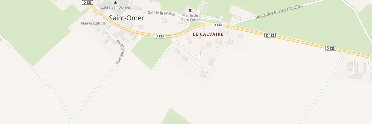 Plan du 2 Lot du Calvaire à Saint-Omer