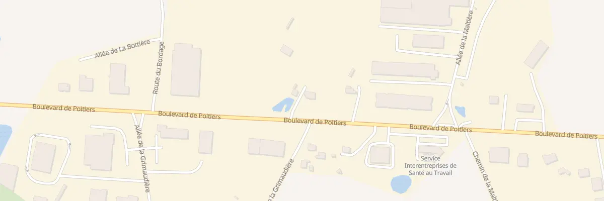 Plan du 208 Bd de Poitiers à Bressuire