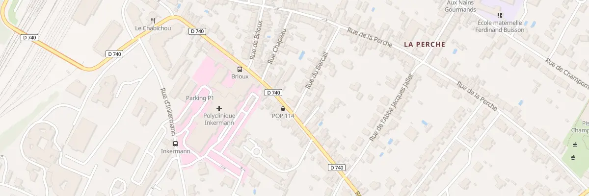 Plan du 3 Rue du Bercail à Niort