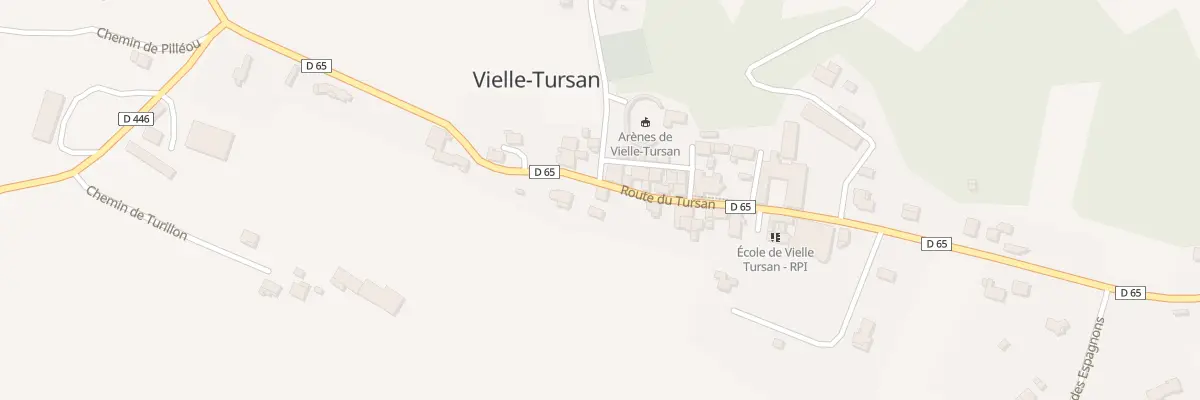 Plan du 582 Rte du Tursan à Vielle-Tursan