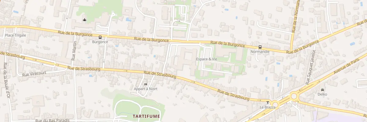 Plan du 157 Rue de Strasbourg à Niort