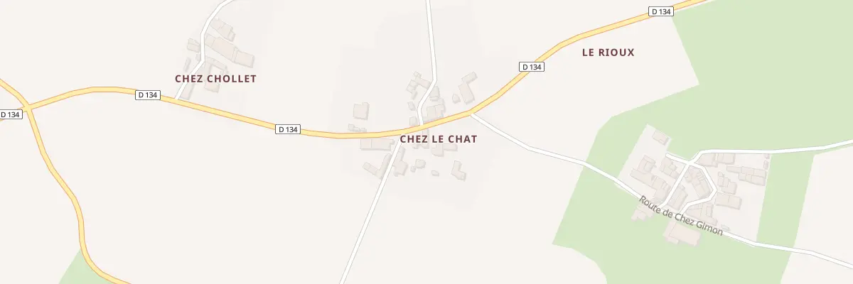 Plan du 10 Rte de Chez le Chat à Bercloux