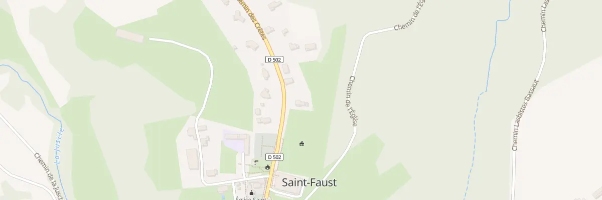 Plan du 5043 Che des Crêtes à Saint-Faust