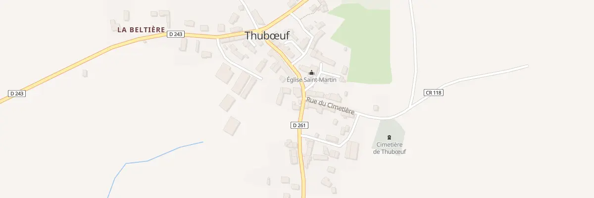 Plan du 8 Rue de Lassay à Thubœuf