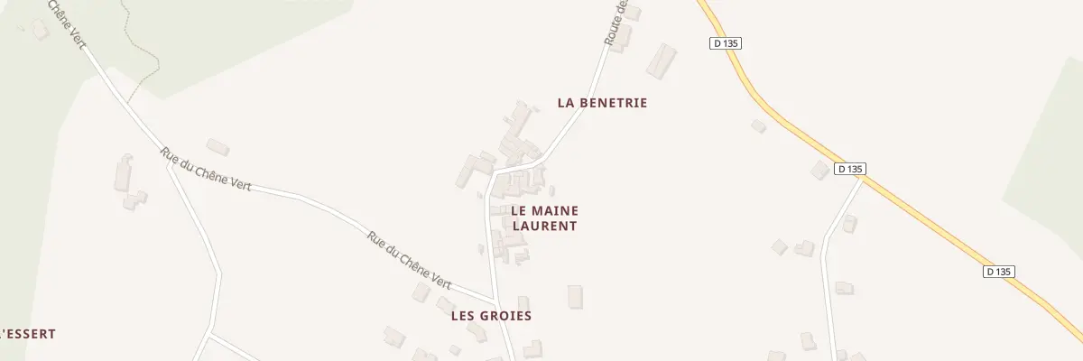 Plan du 54 Rte des Groies à Chérac