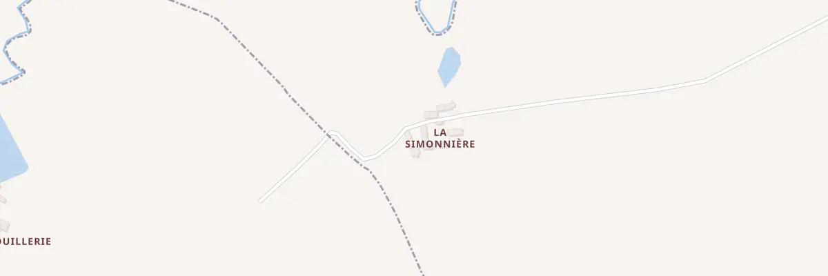 Plan du 2 La Simonniere à La Chapelle-au-Riboul
