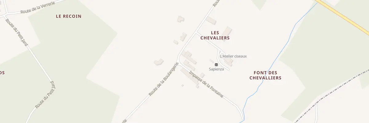 Plan du 5098 Les Chevalliers à Chamouillac
