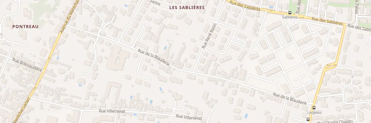 Plan du 57 Rue de la Blauderie à Niort