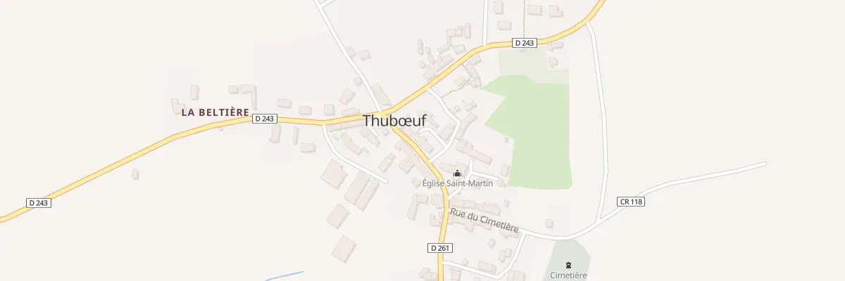 Plan du 3 Rue de Lassay à Thubœuf