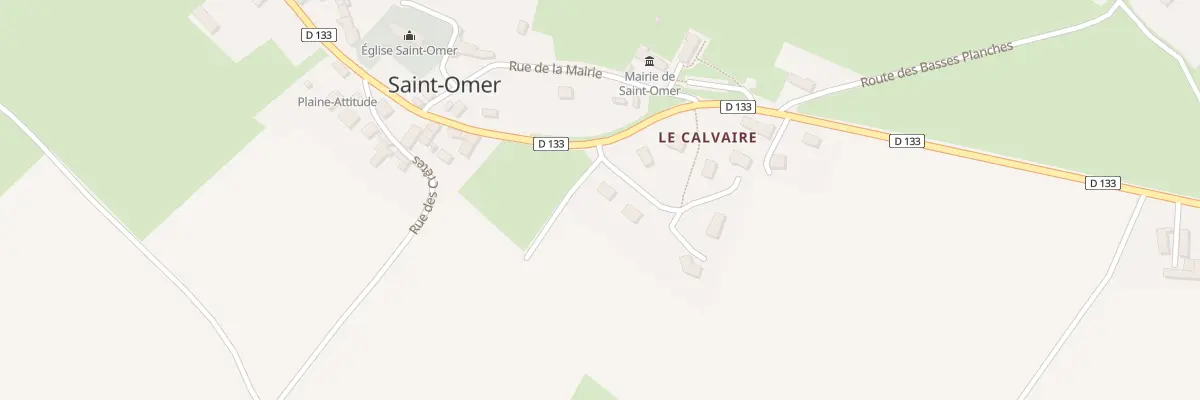 Plan du 1 Lot du Calvaire à Saint-Omer