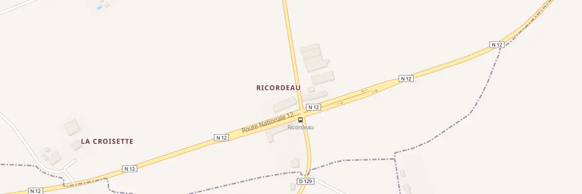 Plan du 2 Car de Ricordeau au Horps