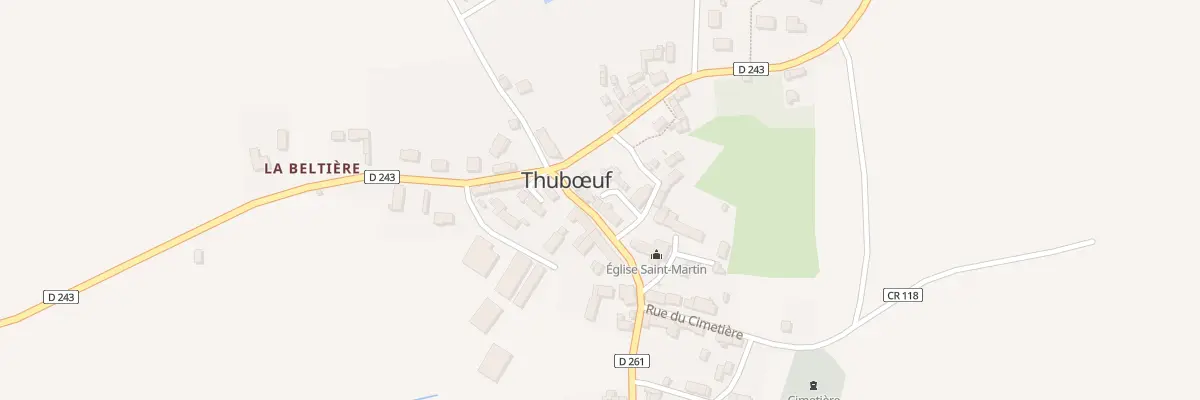 Plan du 1 Rue de Lassay à Thubœuf