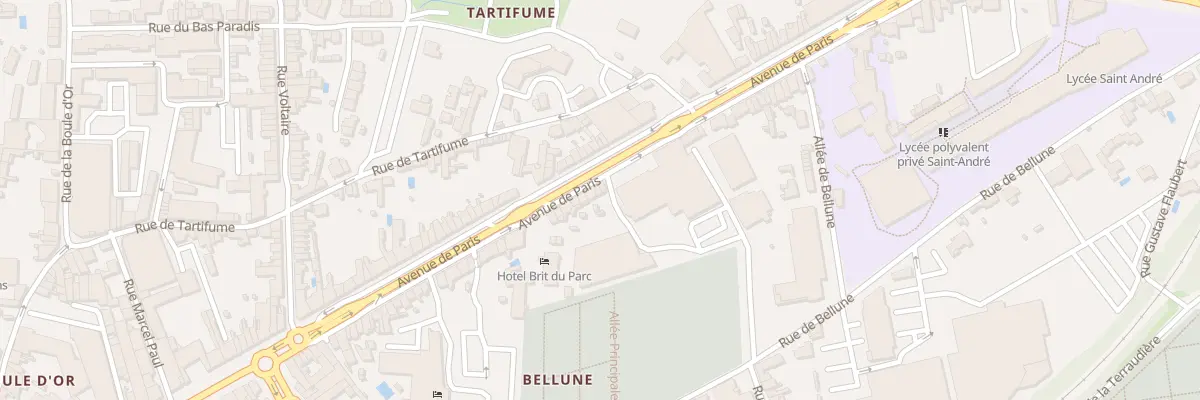 Plan du 112 Av de Paris à Niort