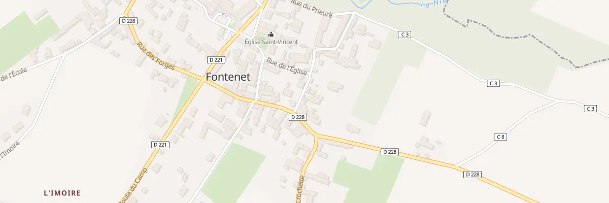 Plan du 2 Rue de l’Abreuvoir à Fontenet