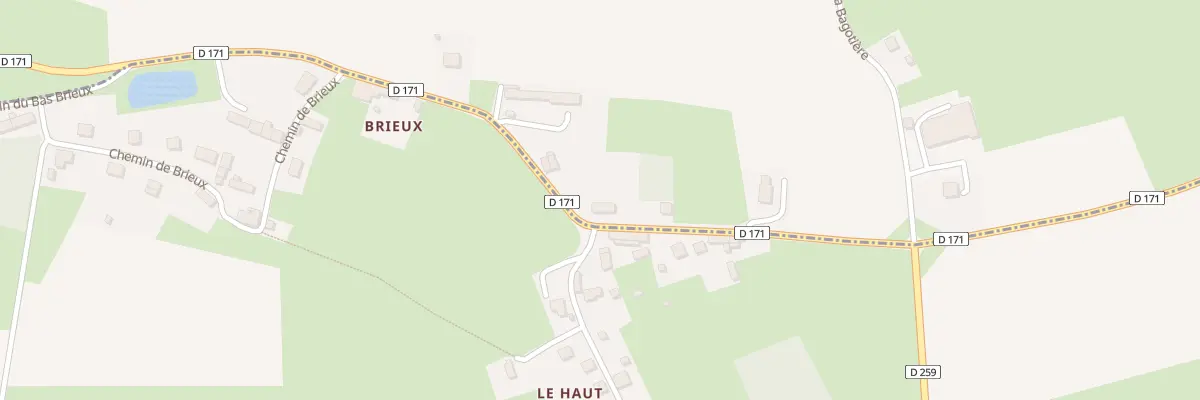 Plan du 4 Hameau Brieux à Grimbosq