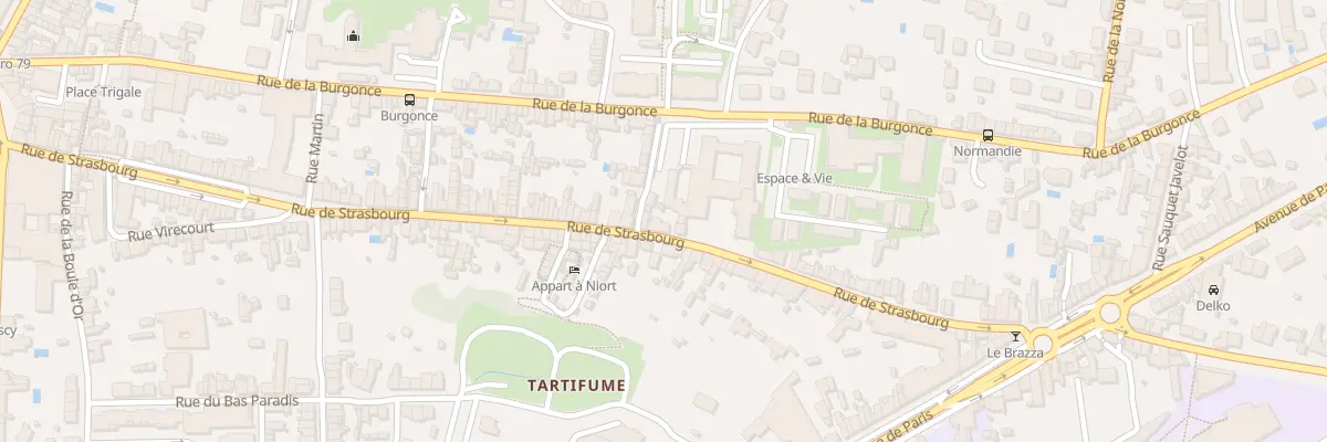 Plan du 155 Rue de Strasbourg à Niort