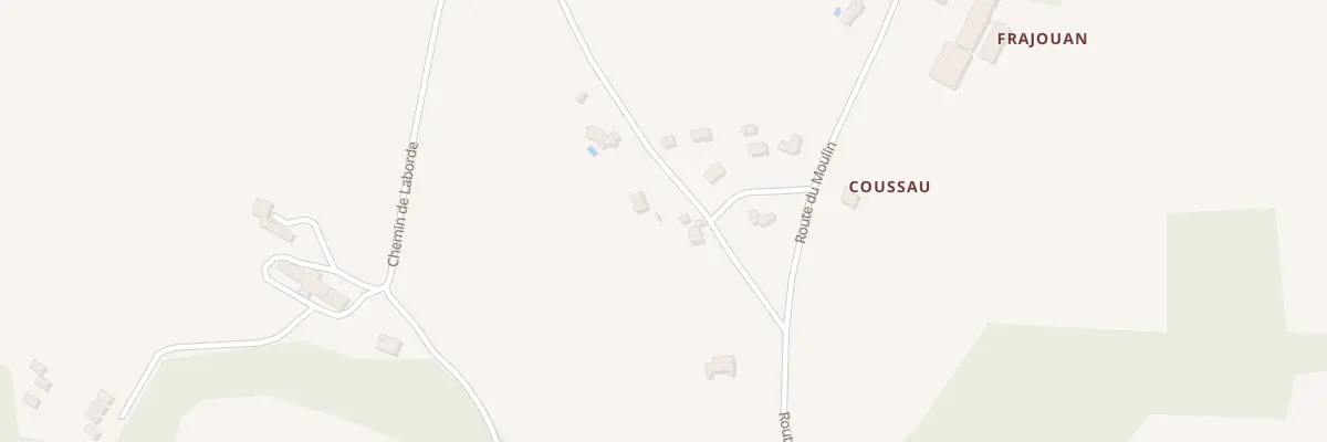 Plan du 684 Rte de Lasbouliêres à Fargues