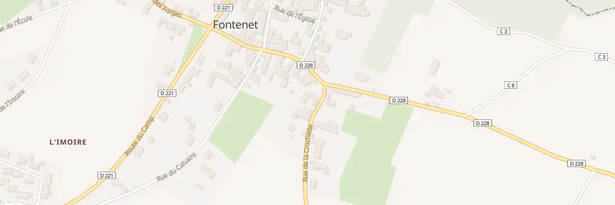 Plan du 4 Rue de la Crochette à Fontenet
