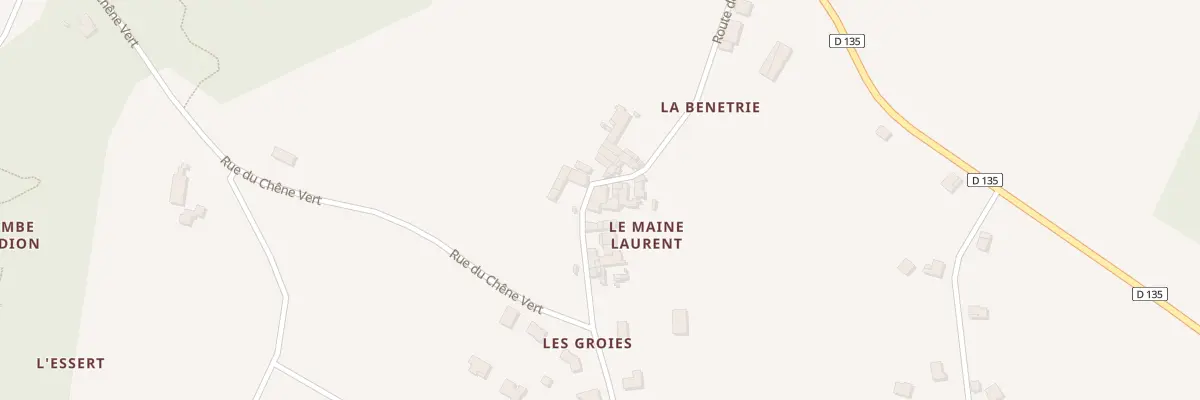Plan du 50 Rte des Groies à Chérac
