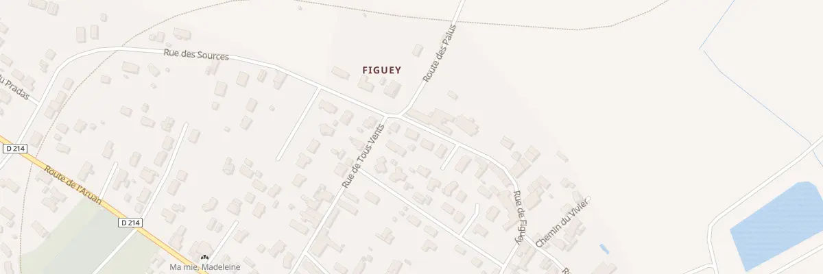 Plan du 54 Rue de Figuey à Beautiran