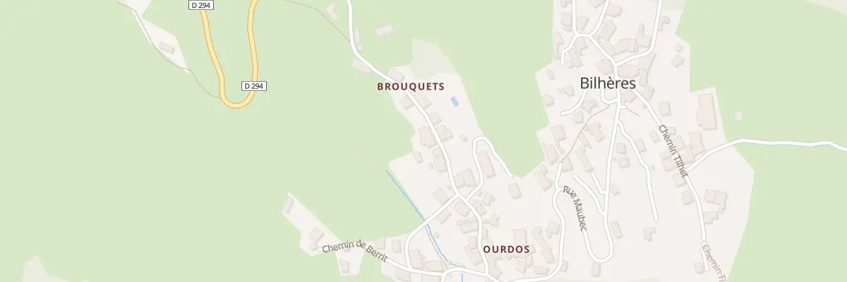 Plan du 17 Rue Ourdos à Bilhères