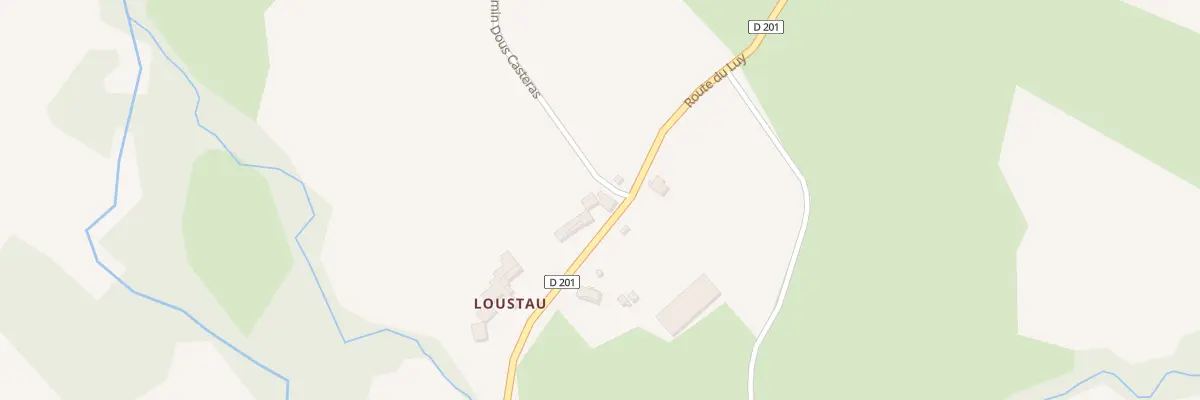 Plan du 1 Che Dous Castéras à Momas